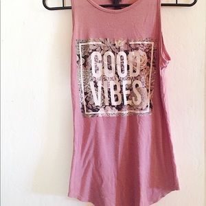 ❌SOLD❌Good vibes tank top